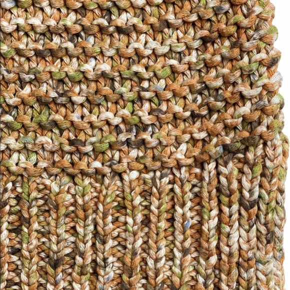 CHICOS Bulky Knit Multi Colored Boxy Sweater - Picture 3 of 4